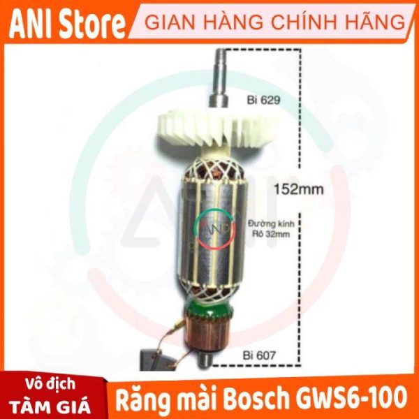 Rotor máy mài Makita 9553