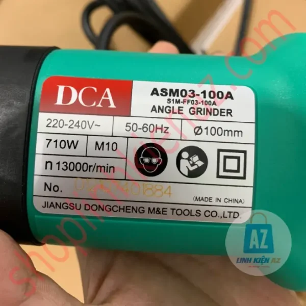 may-mai-goc-dca-asm03-100a Thông số Máy mài góc DCA ASM03-100