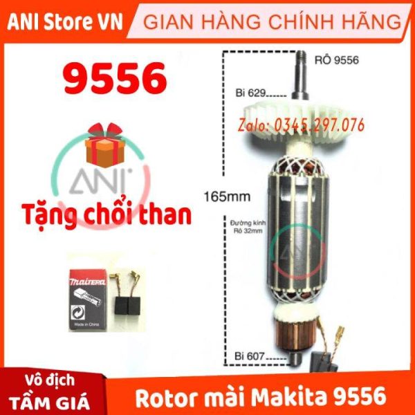 roto-mai-makita-9556 Rotor máy mài Makita 9556