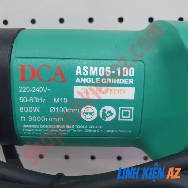 Thông số máy mài DCA ASM06-100
