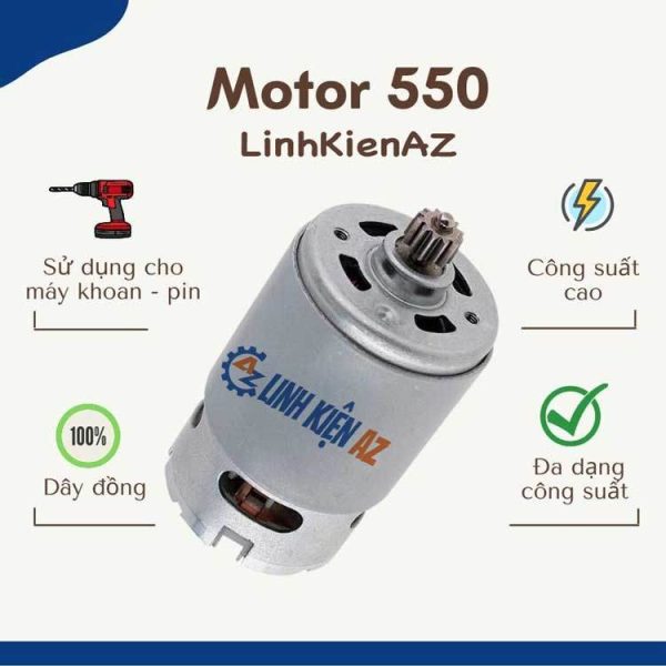 motor rs550 12v 12 rang